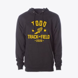 Todd Elementary School Track and Field Cotton Hoodie Sweatshirt