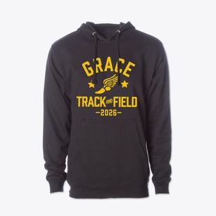 Grace Christian School Track and Field Cotton Hoodie Sweatshirt