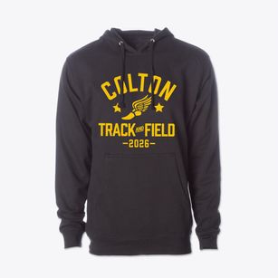 Colton Middle School Track and Field Cotton Hoodie Sweatshirt
