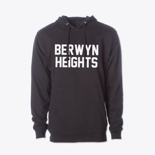 Berwyn Heights Maryland Classic Block Cotton Hoodie Sweatshirt