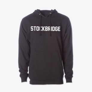 Stockbridge Massachusetts Classic Block Cotton Hoodie Sweatshirt