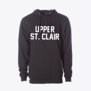 Upper St. Clair Pennsylvania Classic Block Cotton Hoodie Sweatshirt