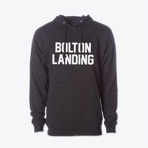 Bolton Landing New York Classic Block Cotton Hoodie Sweatshirt