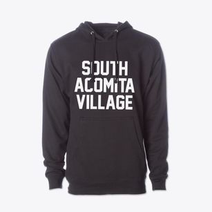 South Acomita Village New Mexico Classic Block Cotton Hoodie Sweatshirt