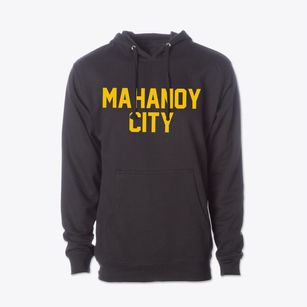 Mahanoy City Pennsylvania Classic Block Cotton Hoodie Sweatshirt