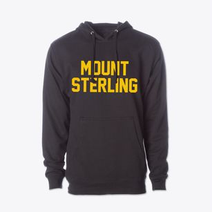 Mount Sterling Illinois Classic Block Cotton Hoodie Sweatshirt