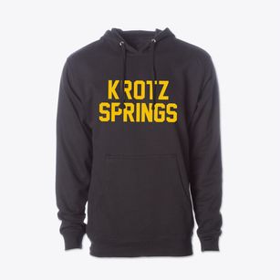 Krotz Springs Louisiana Classic Block Cotton Hoodie Sweatshirt