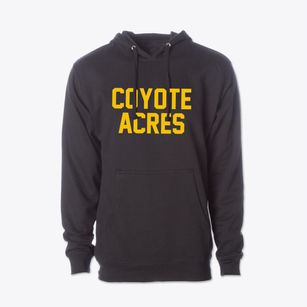 Coyote Acres Texas Classic Block Cotton Hoodie Sweatshirt