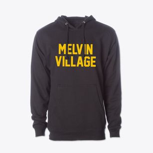 Melvin Village New Hampshire Classic Block Cotton Hoodie Sweatshirt