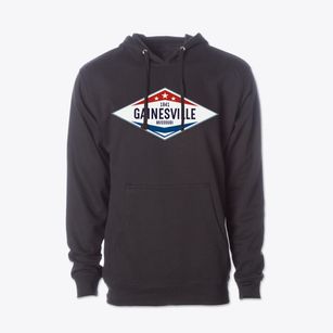 Gainesville Missouri Diamond Star Cotton Hoodie Sweatshirt