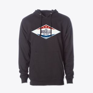 Roselle New Jersey Diamond Star Cotton Hoodie Sweatshirt