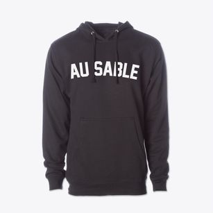 Au Sable New York Classic Curve Cotton Hoodie Sweatshirt