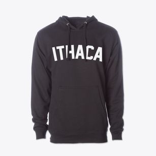 Ithaca Wisconsin Classic Curve Cotton Hoodie Sweatshirt