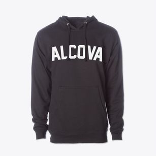 Alcova Wyoming Classic Curve Cotton Hoodie Sweatshirt