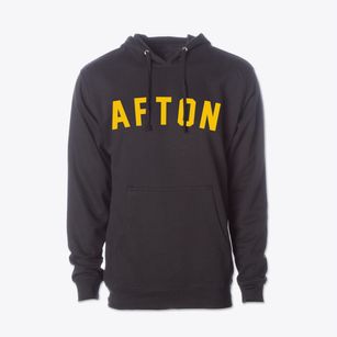 Afton Wyoming Classic Curve Cotton Hoodie Sweatshirt