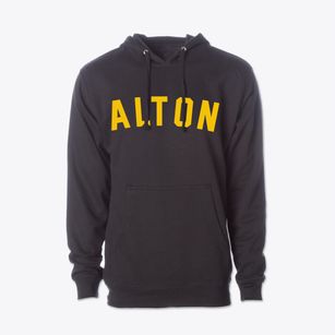 Alton Indiana Classic Curve Cotton Hoodie Sweatshirt