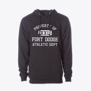 Fort Dodge Iowa Athletic Dept Cotton Hoodie Sweatshirt