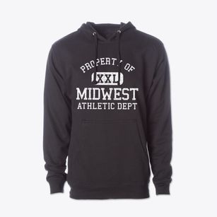 Midwest Wyoming Athletic Dept Cotton Hoodie Sweatshirt