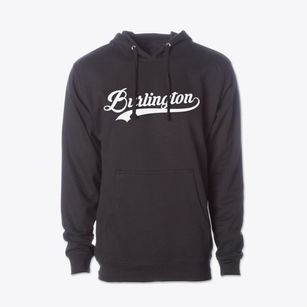 Burlington Washington Vintage Team Cotton Hoodie Sweatshirt