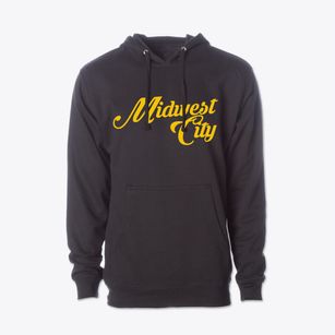 Midwest City Oklahoma Vintage Team Cotton Hoodie Sweatshirt