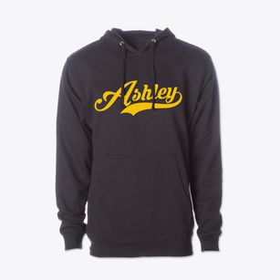 Ashley Illinois Vintage Team Cotton Hoodie Sweatshirt