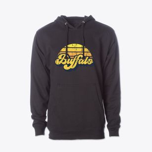 Buffalo Illinois Sublime Sunset Cotton Hoodie Sweatshirt