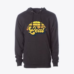 Leal North Dakota Sublime Sunset Cotton Hoodie Sweatshirt