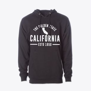  California Motto Cotton Hoodie Sweatshirt