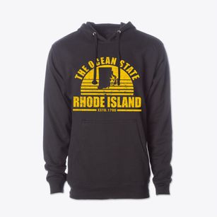  Rhode Island Sunset Cotton Hoodie Sweatshirt