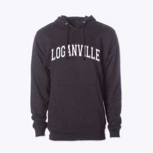 Loganville Wisconsin Varsity Cotton Hoodie Sweatshirt