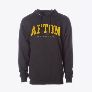 Afton Wyoming Urban Vibe Cotton Hoodie Sweatshirt