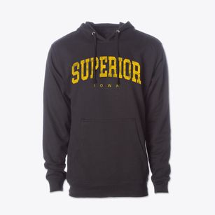 Superior Iowa Urban Vibe Cotton Hoodie Sweatshirt