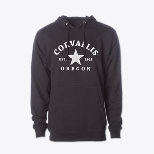 Corvallis Oregon Star Cotton Hoodie Sweatshirt