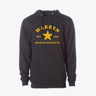 Warren Massachusetts Star Cotton Hoodie Sweatshirt