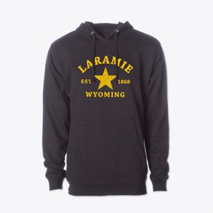Laramie Wyoming Star Cotton Hoodie Sweatshirt