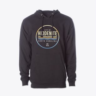 Hiddenite North Carolina Color Fade Cotton Hoodie Sweatshirt