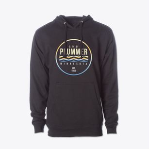 Plummer Minnesota Color Fade Cotton Hoodie Sweatshirt