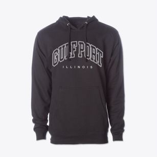 Gulf Port Illinois Inline Cotton Hoodie Sweatshirt