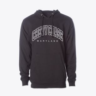 Chevy Chase Maryland Inline Cotton Hoodie Sweatshirt