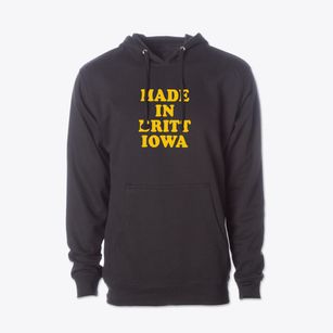 Britt Iowa Classic 70s Cotton Hoodie Sweatshirt