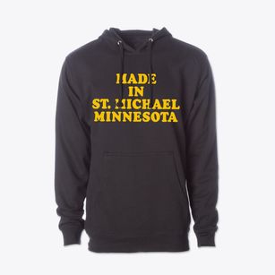 St. Michael Minnesota Classic 70s Cotton Hoodie Sweatshirt