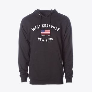 West Granville New York Patriot Cotton Hoodie Sweatshirt