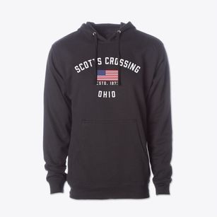 Scotts Crossing Ohio Patriot Cotton Hoodie Sweatshirt