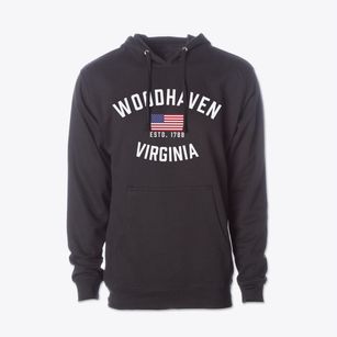 Woodhaven Virginia Patriot Cotton Hoodie Sweatshirt