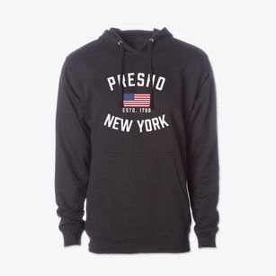 Presho New York Patriot Cotton Hoodie Sweatshirt