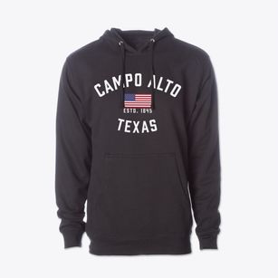 Campo Alto Texas Patriot Cotton Hoodie Sweatshirt