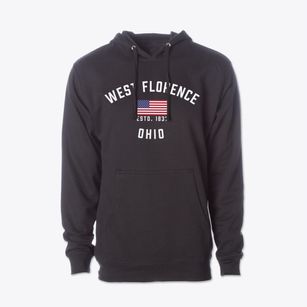West Florence Ohio Patriot Cotton Hoodie Sweatshirt