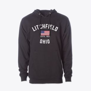 Litchfield Ohio Patriot Cotton Hoodie Sweatshirt