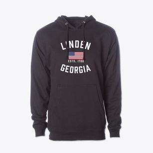 Linden Georgia Patriot Cotton Hoodie Sweatshirt