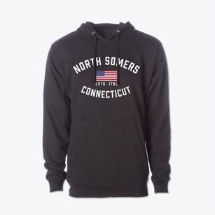 North Somers Connecticut Patriot Cotton Hoodie Sweatshirt